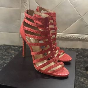 Vince Camuto Hot Pink Strappy Heels